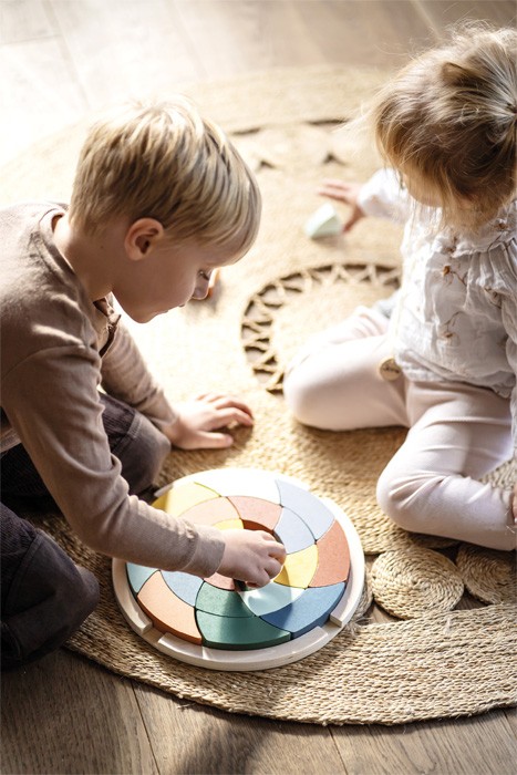 Safari Wooden Mosaic Tangram Puzzle - Vue 3