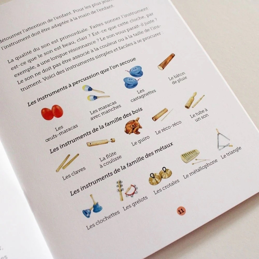 Montessori Musical Discovery Box Set with 12 Percussion Instruments - Vue 2