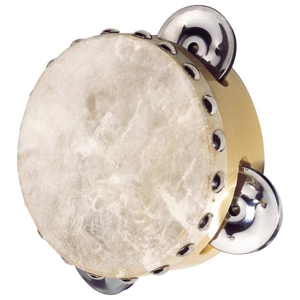 Natural Skin Wooden Tambourine for Children