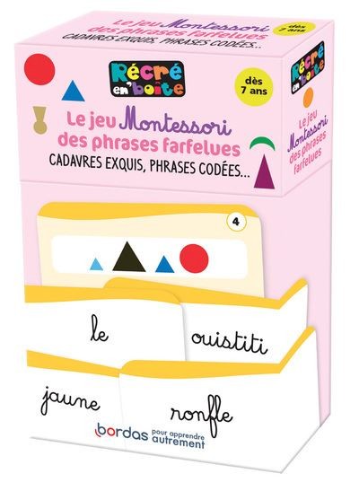 Coffret Montessori - Des phrases farfelues