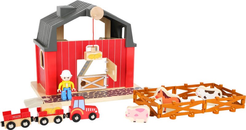 Wooden Farmyard Activity Playset - Small World City - Vue 2