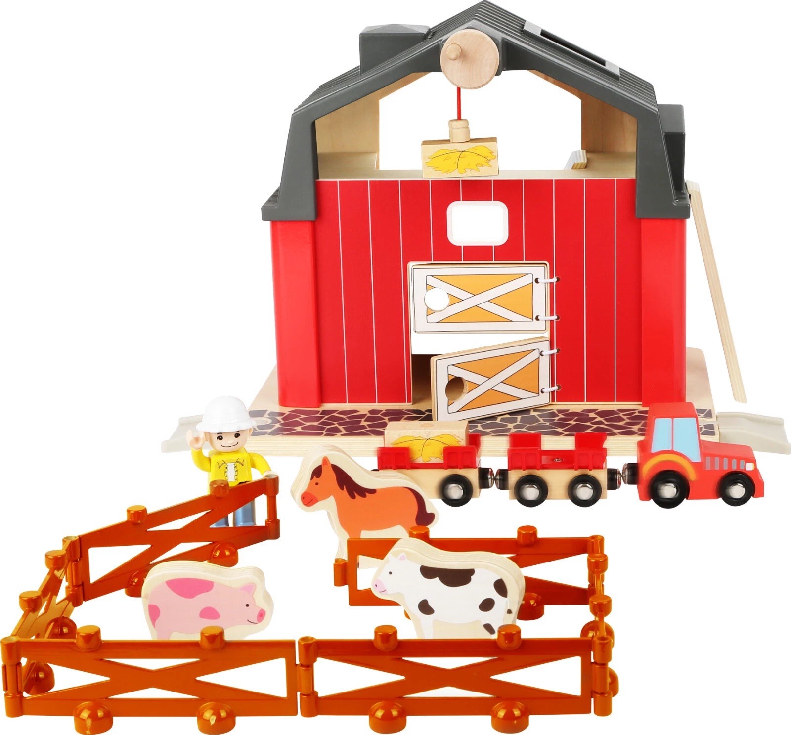 Wooden Farmyard Activity Playset - Small World City