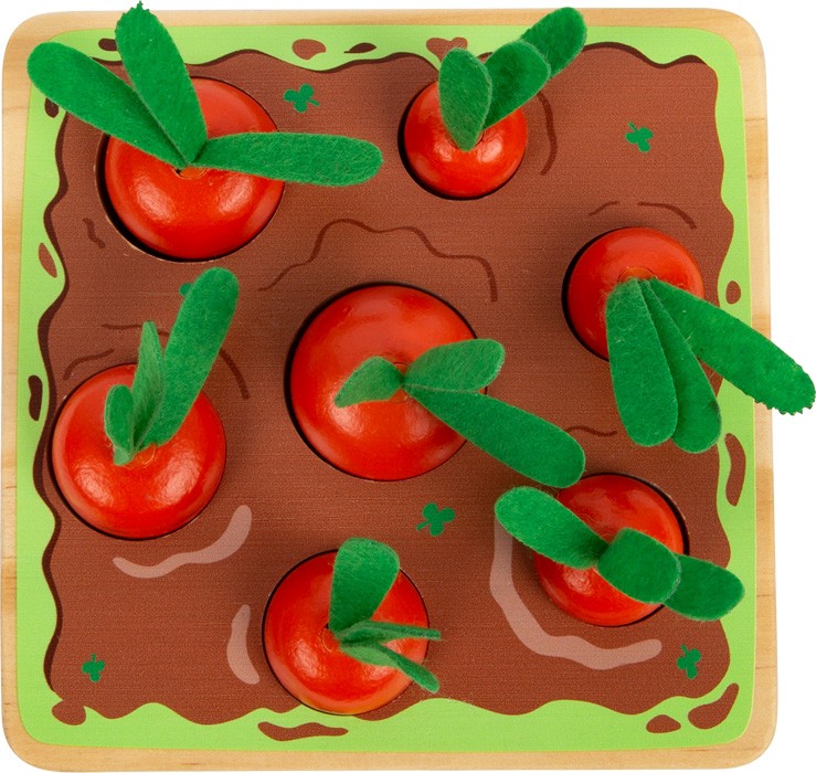 Montessori Wooden Carrot Harvesting & Sorting Game - Vue 5