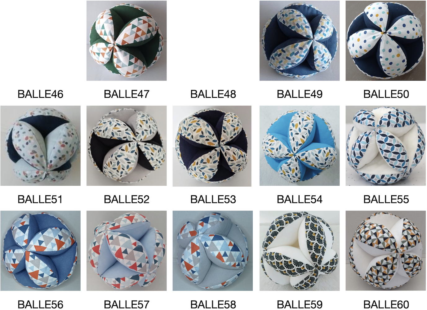 Montessori Fabric Clutch Ball - Baby Sensory Gripping Ball - Vue 10