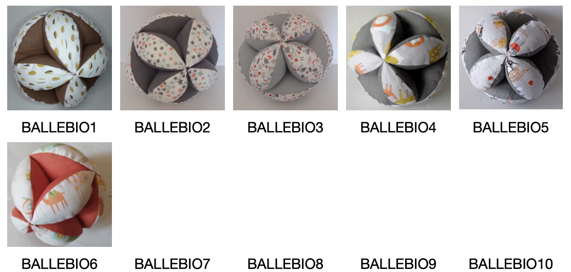 Montessori Fabric Clutch Ball - Baby Sensory Gripping Ball - Vue 12