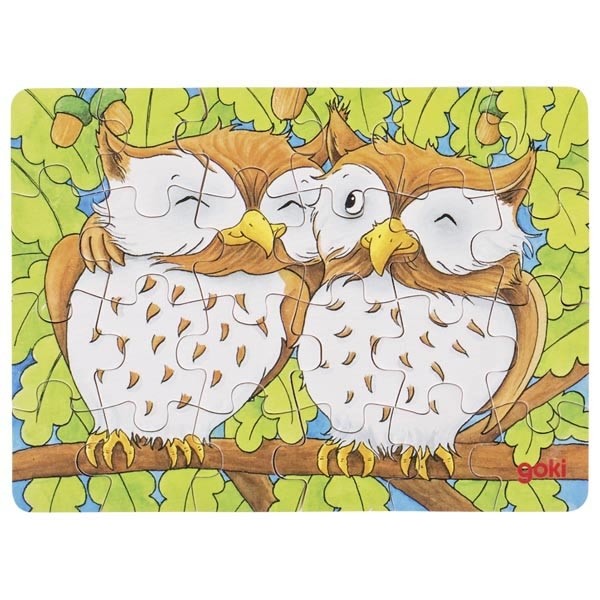 Mini Wooden Forest Animals Jigsaw Puzzle - 24 Pieces